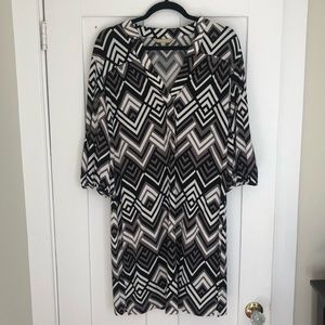Banana Republic Size L Printed Dress